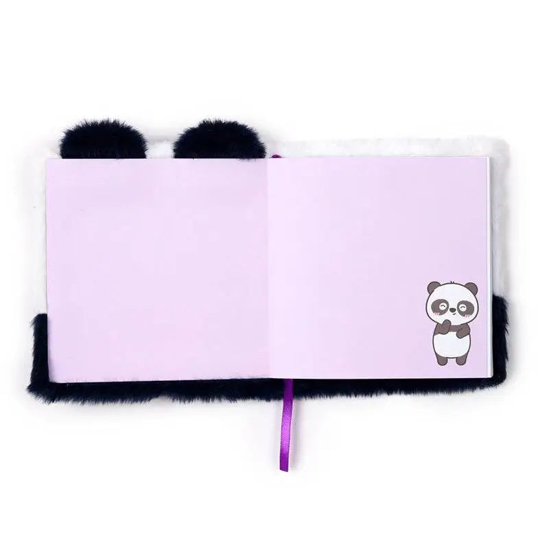 Adoramals Panda Plush Notebook - Zoo Safari & Wildlife Parks
