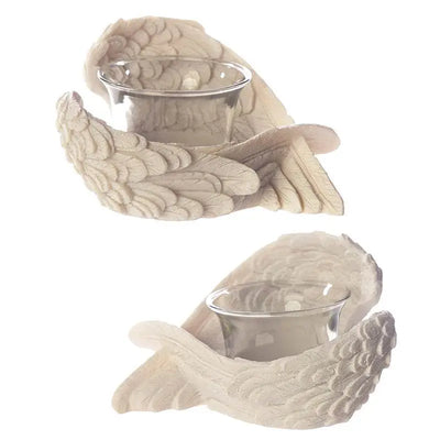 Angel’s Wings Tea Light & Votive Candle Holder - Candles & Candle Holders