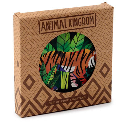 Animal Kingdom Set of 4 Cork Coasters - Gift Arch