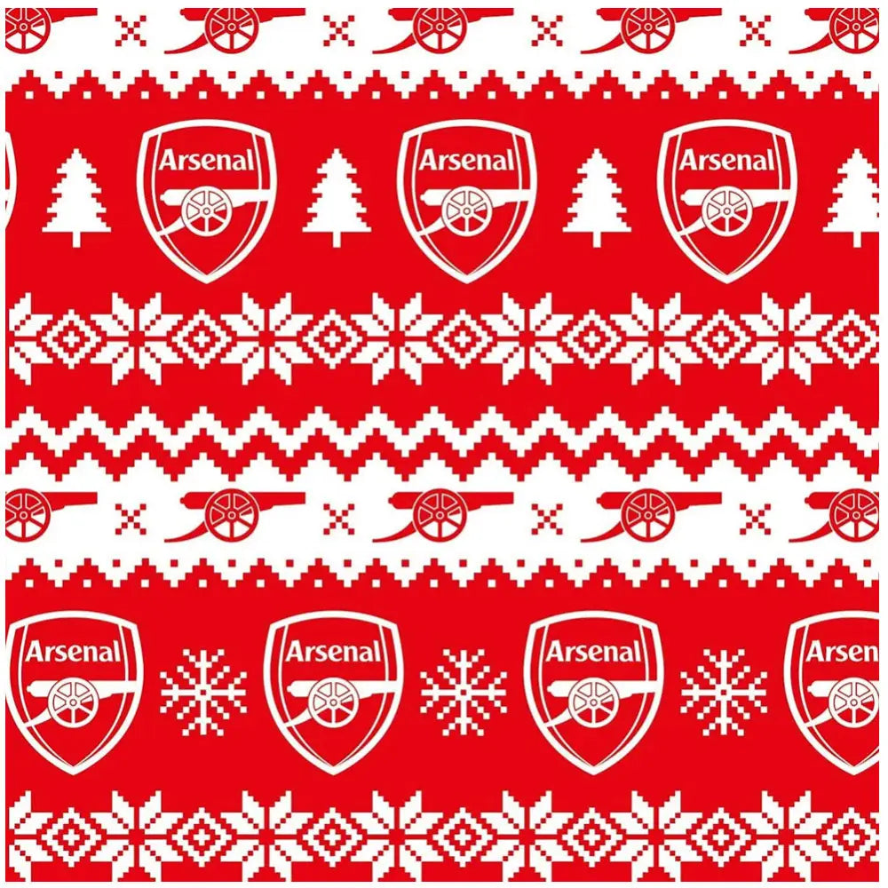 Arsenal FC Christmas Gift Wrap