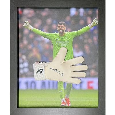 Arsenal FC Raya Signed Glove (Framed)