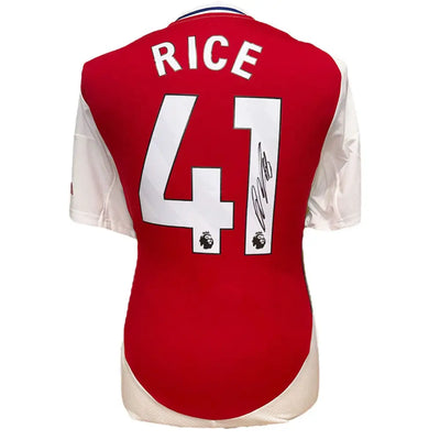 Arsenal FC Rice Signed Shirt