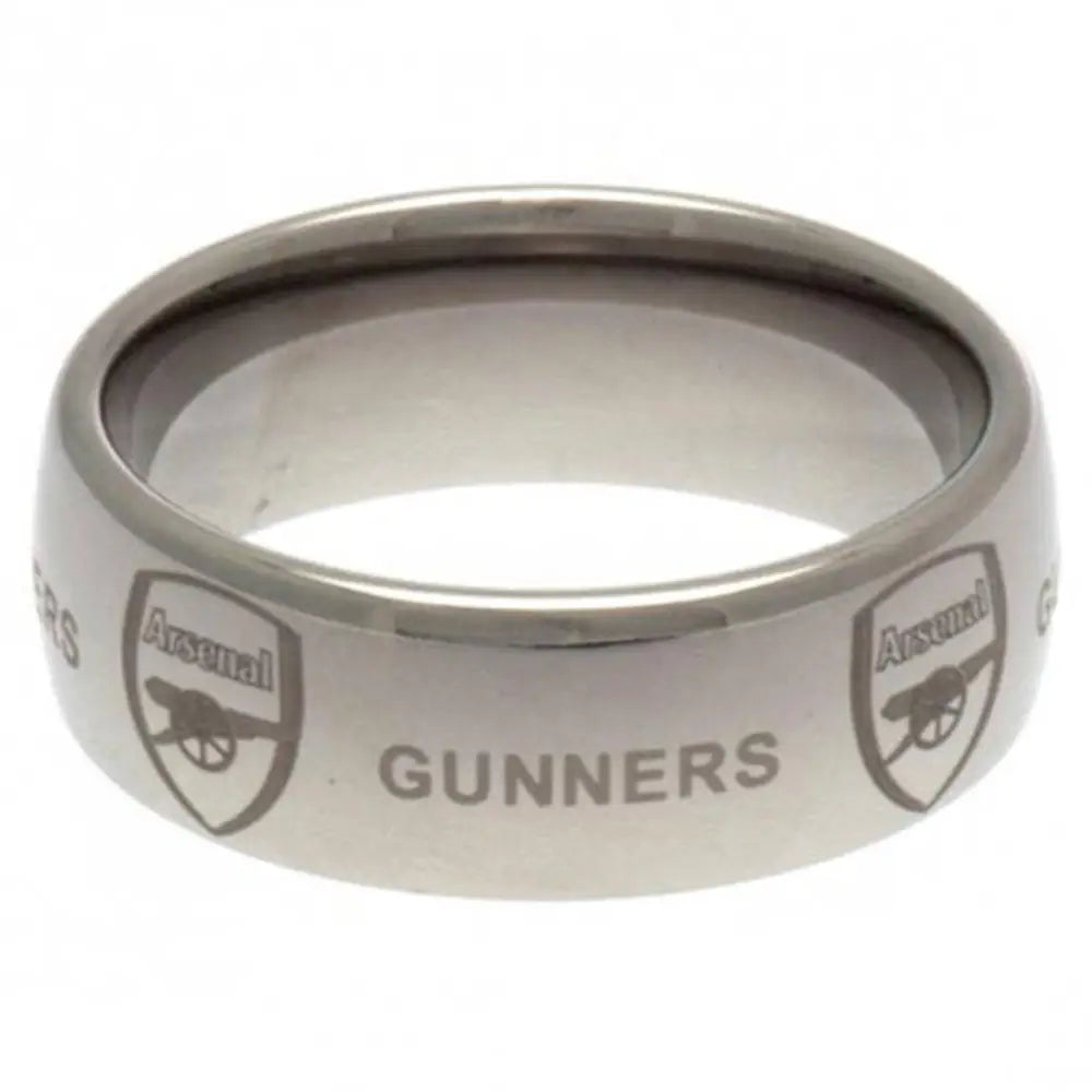 Arsenal FC Super Titanium Ring Large