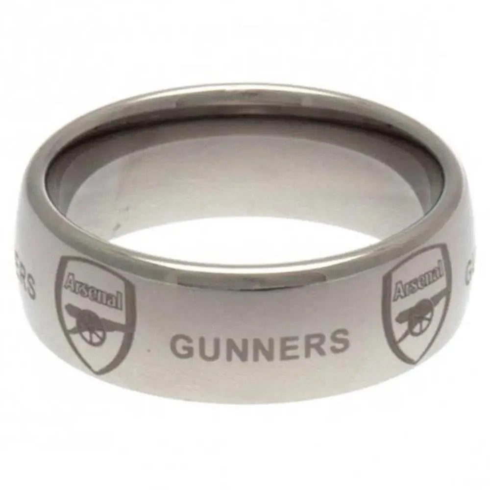 Arsenal FC Super Titanium Ring Medium