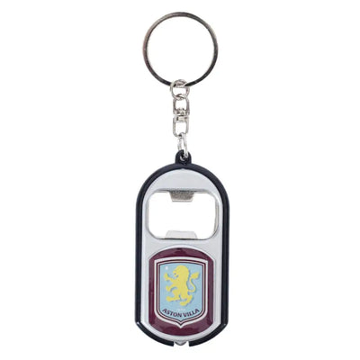 Aston Villa FC Keyring Torch Bottle Opener