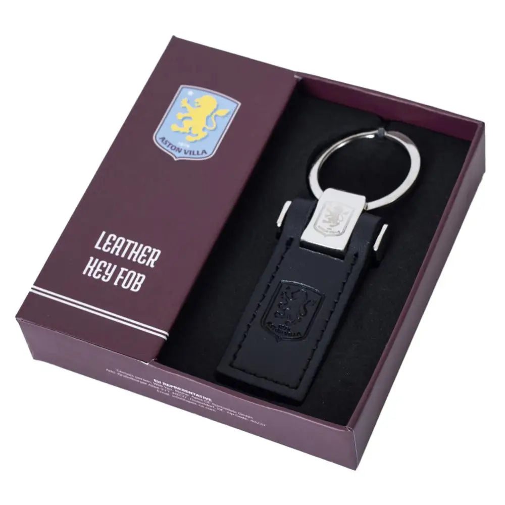 Aston Villa FC Leather Key Fob