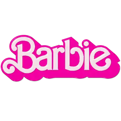 Barbie logo sticker.