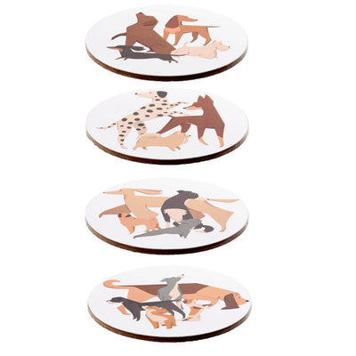 Barks Set of 4 Cork Coasters - Gift Arch