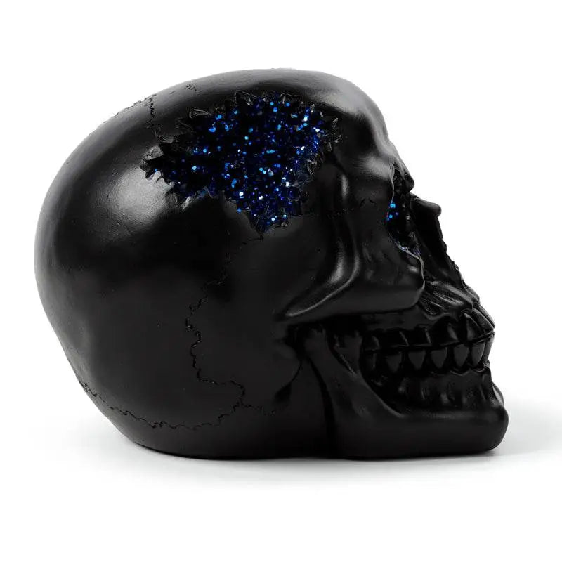 Black Crystal Cave Skull - Gothic Fantasy Skulls & Skeletons
