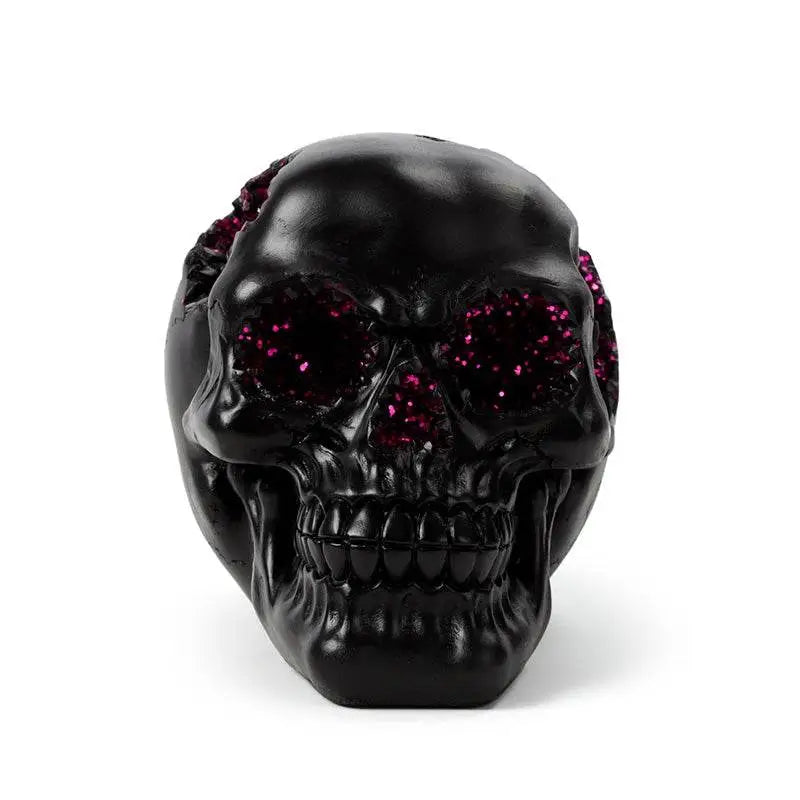 Black Crystal Cave Skull - Gothic Fantasy Skulls & Skeletons
