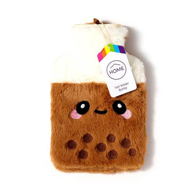 Bubble Tea Foodiemals Hot Water Bottle with Plush Cover - Fast Food