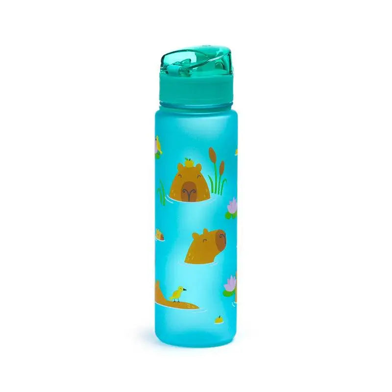 Capybara Pop Top 600ml Shatterproof Bottle - Zoo Safari & Wildlife Parks