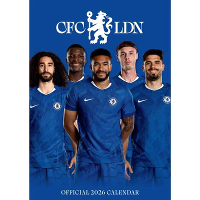 Chelsea FC A3 Calendar 2026