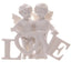 Cherubs Pair Holding LOVE Letters - Angels & Cherubs