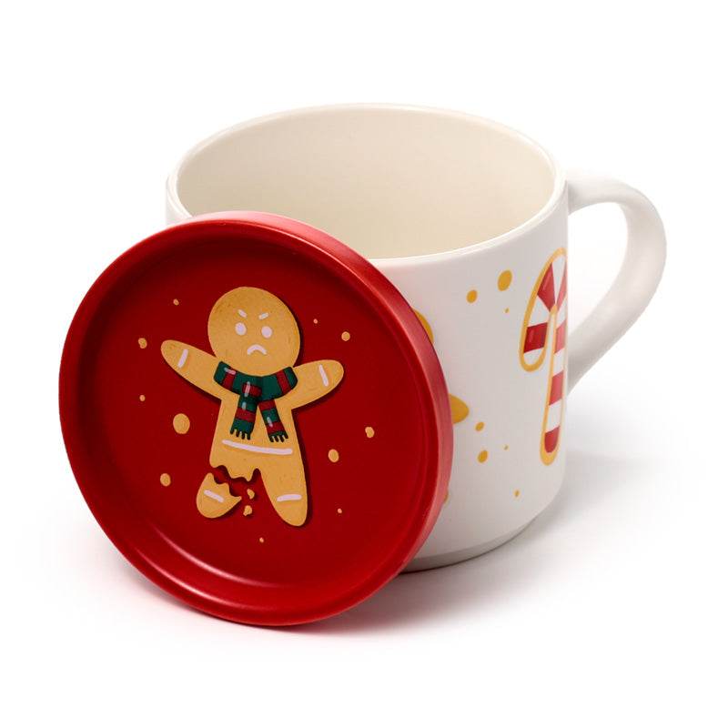 Christmas Baker Street Porcelain Mug & Coaster Lid Set - Gift Arch