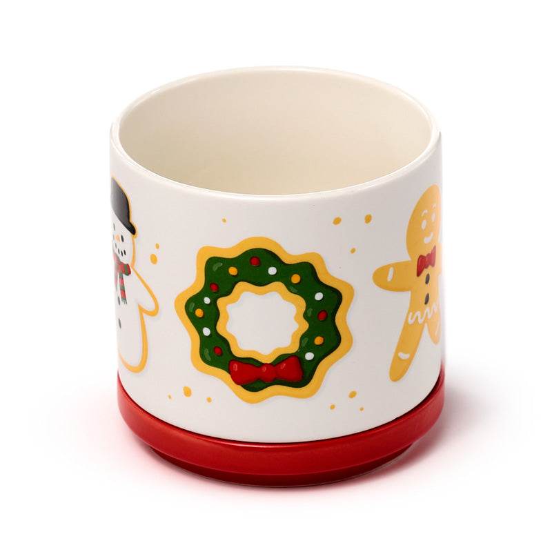 Christmas Baker Street Porcelain Mug & Coaster Lid Set - Gift Arch