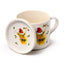 Christmas Jan Pashley Highland Coo Porcelain Mug & Coaster Lid Set - Gift Arch