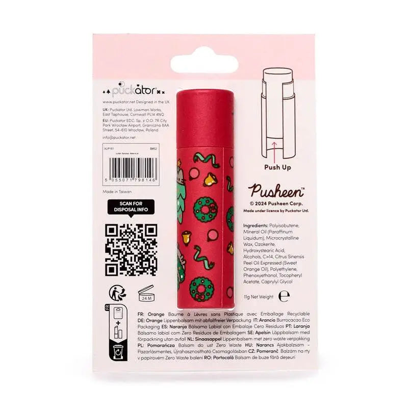 Christmas Pusheen the Cat Paper Stick Lip Balm - Lip Balm & Lip Gloss