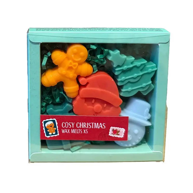 Cosy Christmas Jingle Bunch Set of 5 Shaped Wax Melts - Christmas Gifts & Decorations