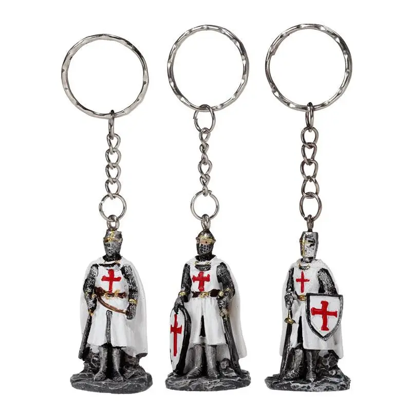 Crusader Knight Defender Keyring - Knight & Princess Gifts