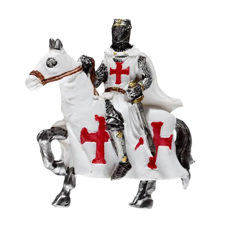 Crusader Knight on Horseback Defender Magnet - Knight & Princess Gifts