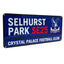 Crystal Palace FC Colour Street Sign