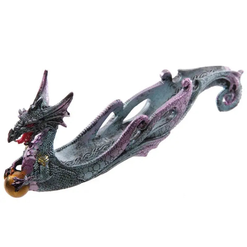 Dark Legends Dragon Ashcatcher Incense Stick Burner - Incense Burners & Ash Catchers
