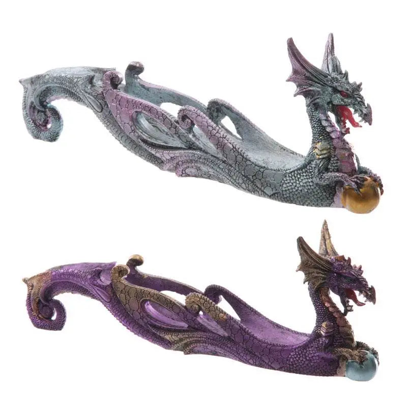 Dark Legends Dragon Ashcatcher Incense Stick Burner - Incense Burners & Ash Catchers