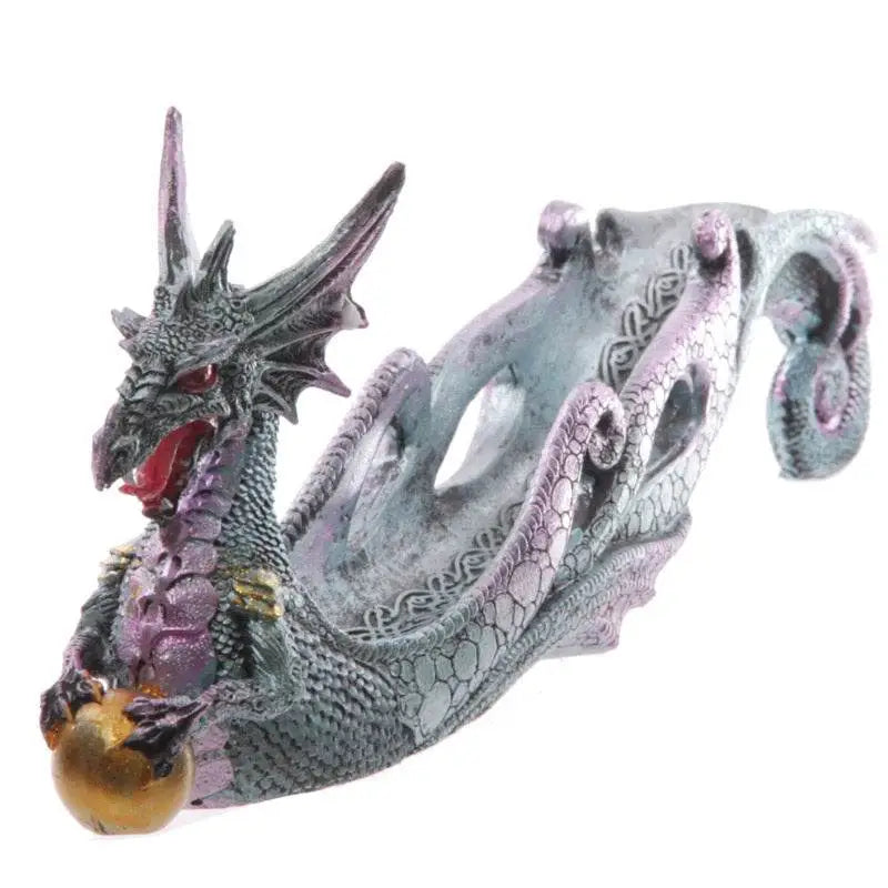 Dark Legends Dragon Ashcatcher Incense Stick Burner - Incense Burners & Ash Catchers