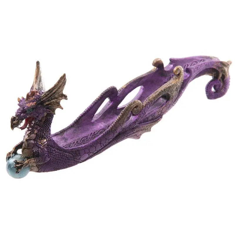 Dark Legends Dragon Ashcatcher Incense Stick Burner - Incense Burners & Ash Catchers
