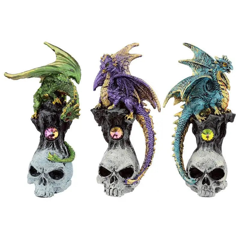 Dark Legends Gemstone Skull Dragon - Dragon Gifts