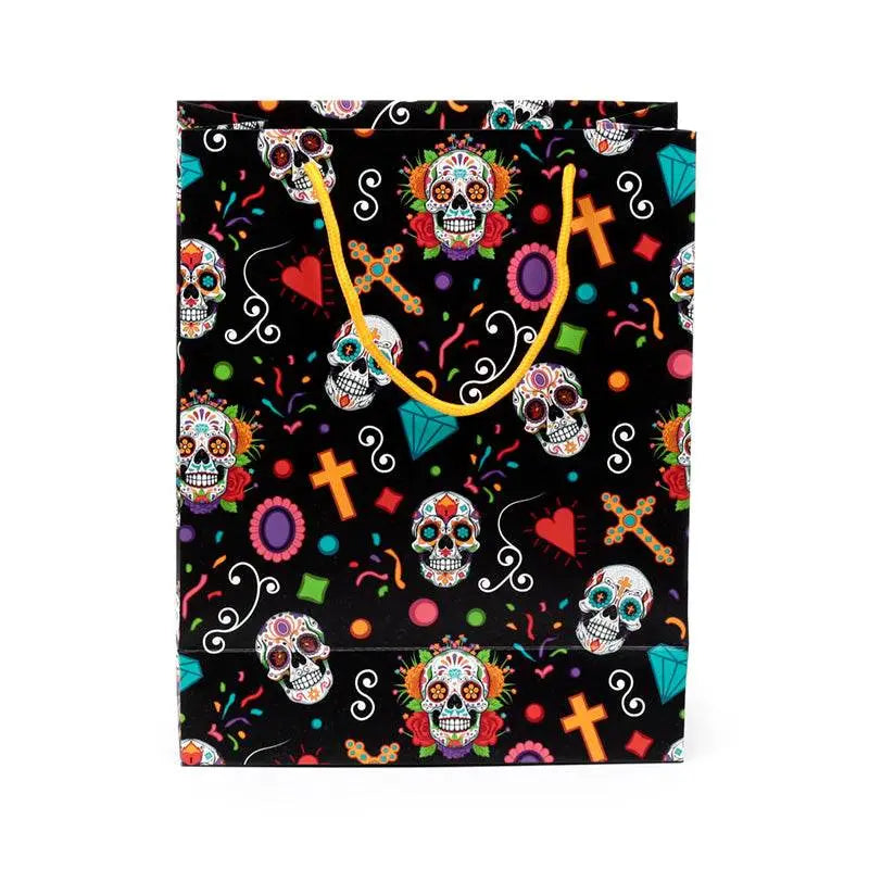 Day of the Dead Gift Bag Large - Day of the Dead Skulls
