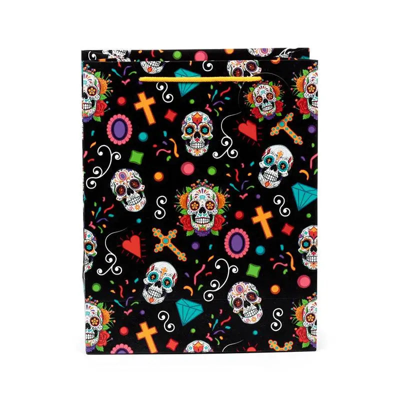 Day of the Dead Gift Bag Large - Day of the Dead Skulls