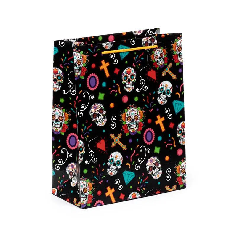 Day of the Dead Gift Bag Large - Day of the Dead Skulls