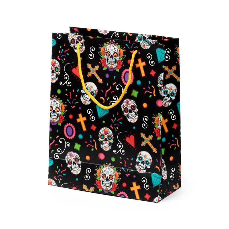 Day of the Dead Gift Bag Large - Day of the Dead Skulls