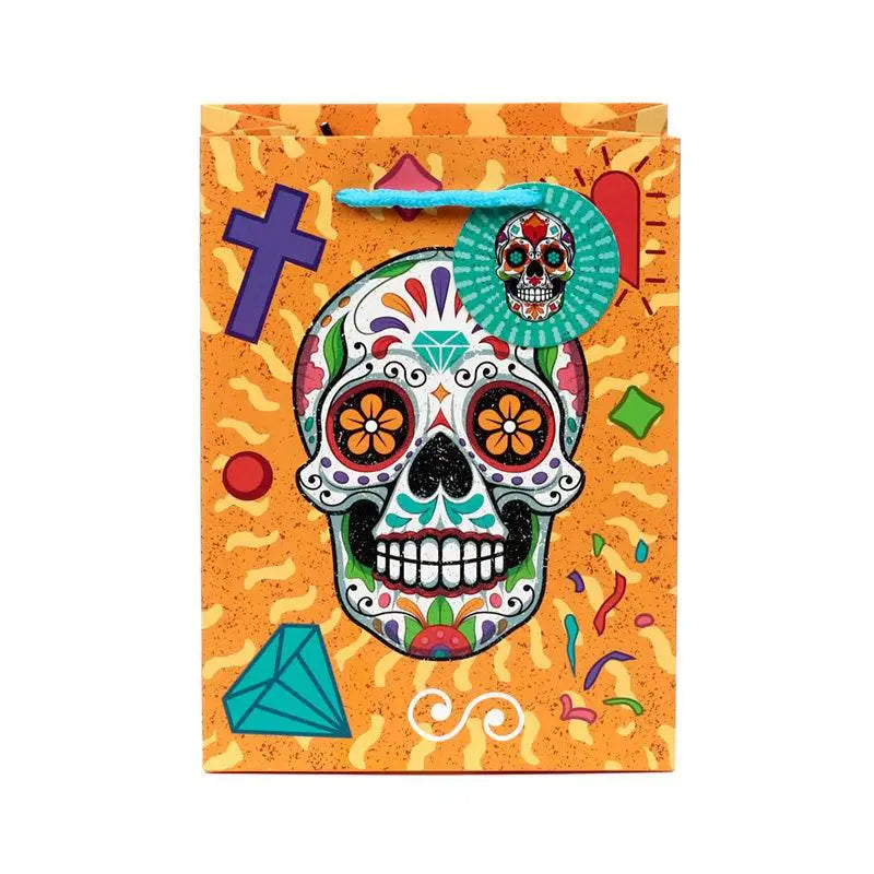 Day of the Dead Gift Bag Medium - Day of the Dead Skulls