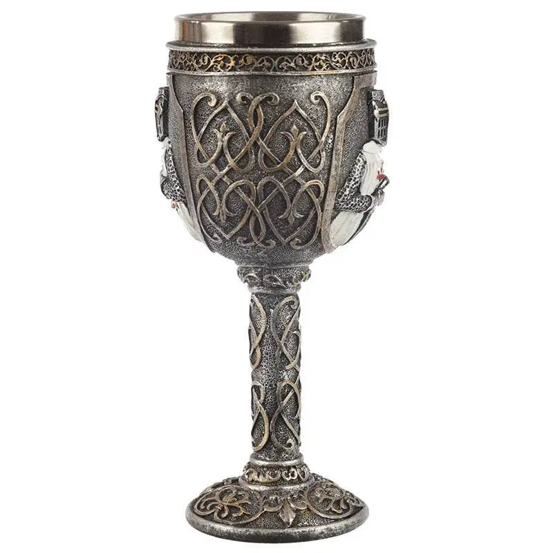 Decorative Crusader Knight Goblet - Knight & Princess Gifts