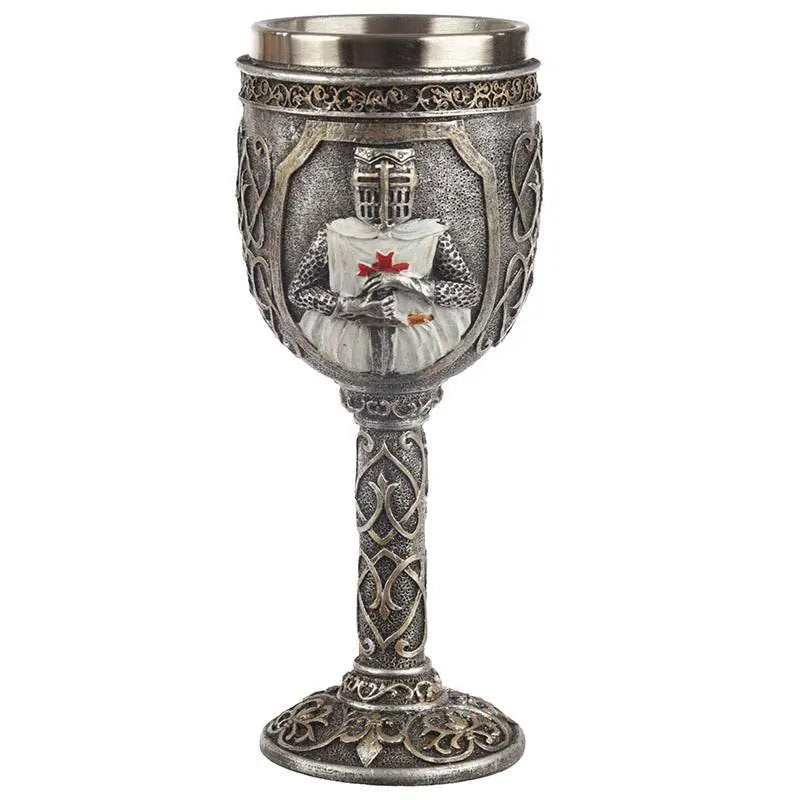 Decorative Crusader Knight Goblet - Knight & Princess Gifts