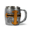 Decorative Medieval Knight Silver & Gold Helmet Tankard - Knight & Princess Gifts
