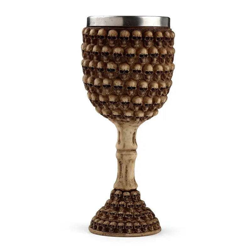 Decorative Multi Skull Goblet (Bulk Packaging) - Gothic Fantasy Skulls & Skeletons