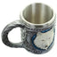 Decorative White Wolf Tankard - Wolf Gifts & Collectables