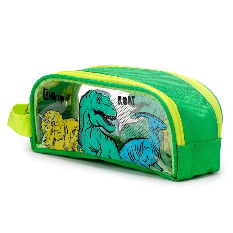 Dinosauria Clear Window Pencil Case - Dinosaur Gifts