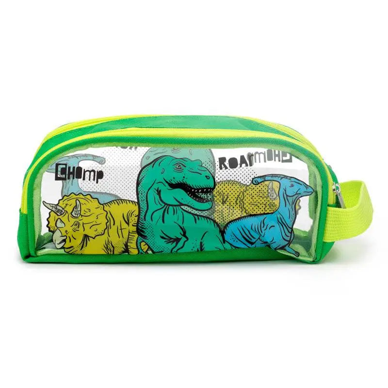 Dinosauria Clear Window Pencil Case - Dinosaur Gifts