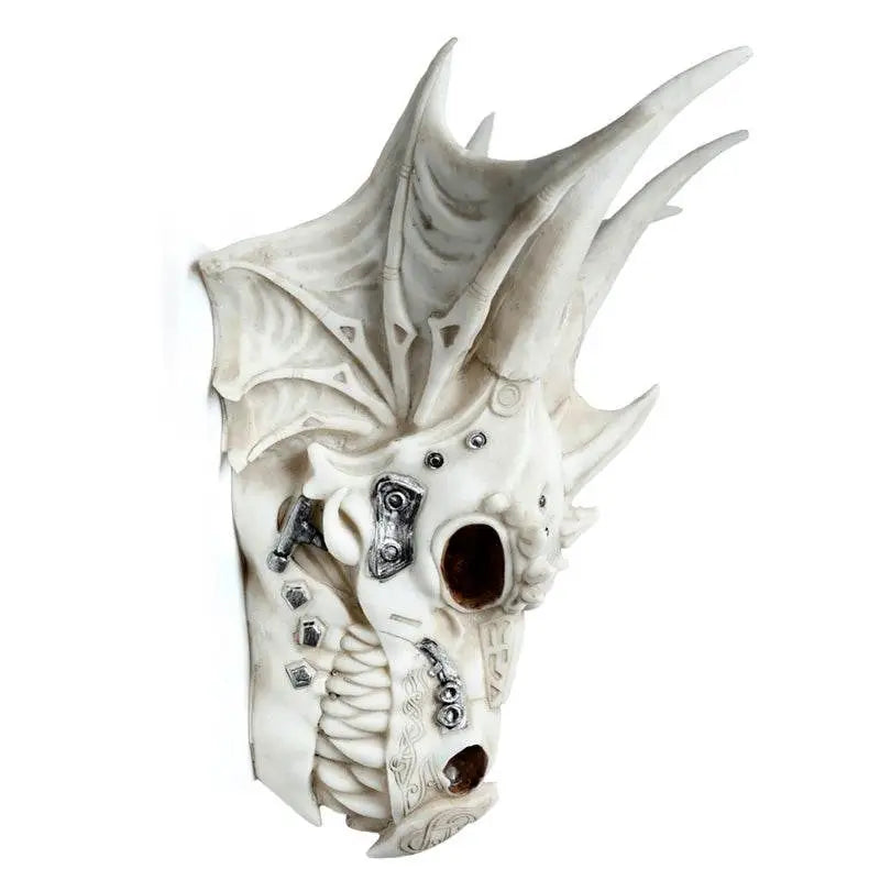 Dragon Skull Decoration with Metallic Detail - Dragon Gifts