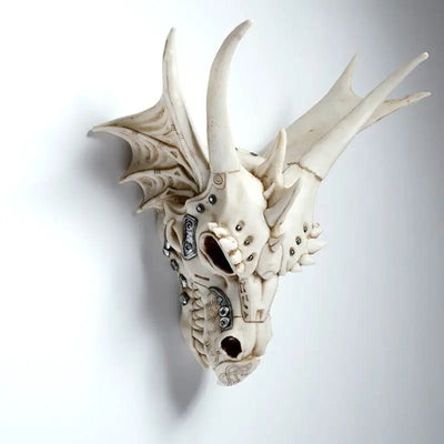 Dragon Skull Decoration with Metallic Detail - Dragon Gifts