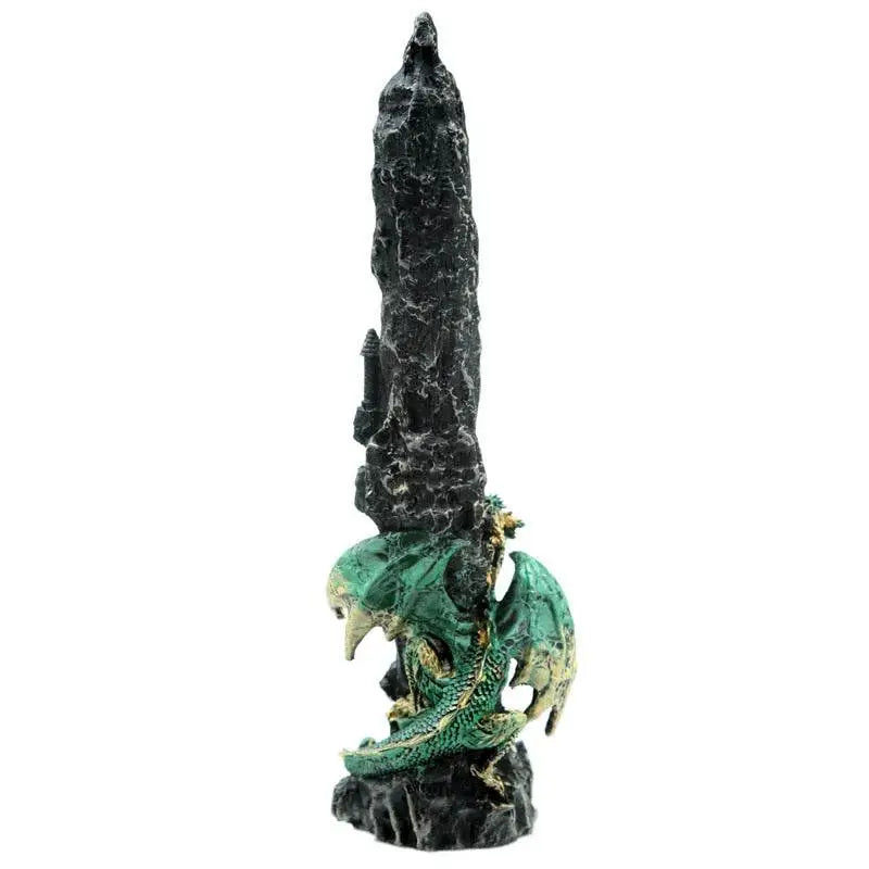 Dragon Waterfall Upright Ashcatcher Incense Stick Burner - Incense Burners & Ash Catchers