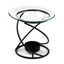 Eden Black Thin Metal Spiral Oil & Wax Melt Burner - Oil Burners & Wax Melt Burners