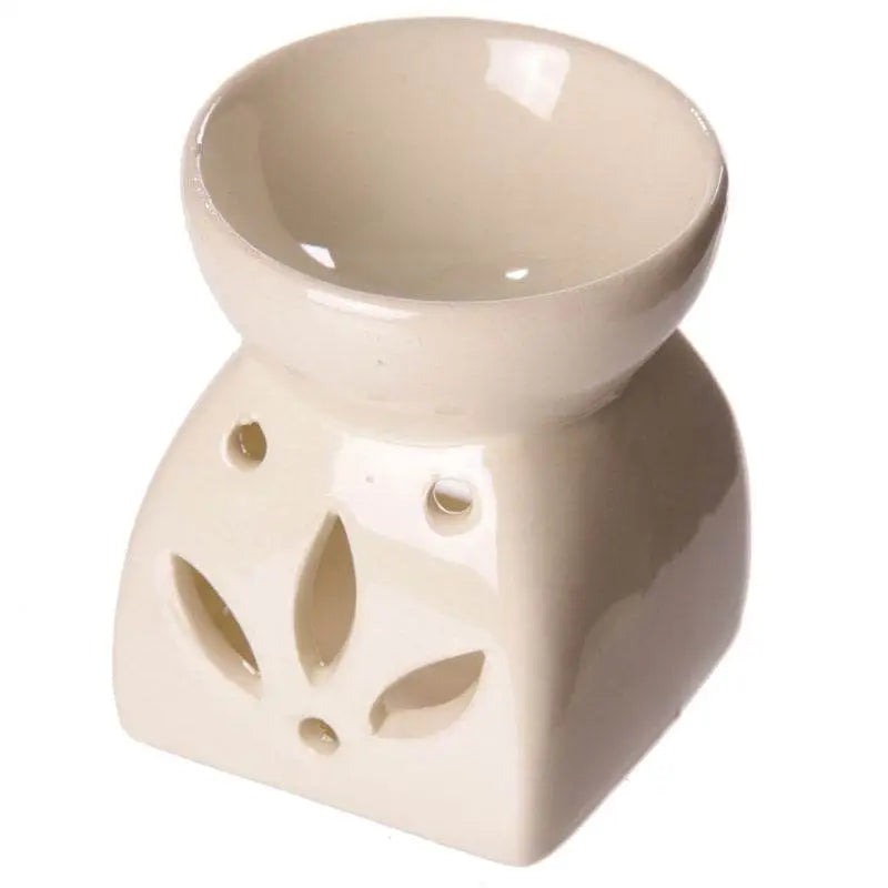 Eden Bright Single Colour Leaf Cutout Oil Burner - Oil Burners & Wax Melt Burners
