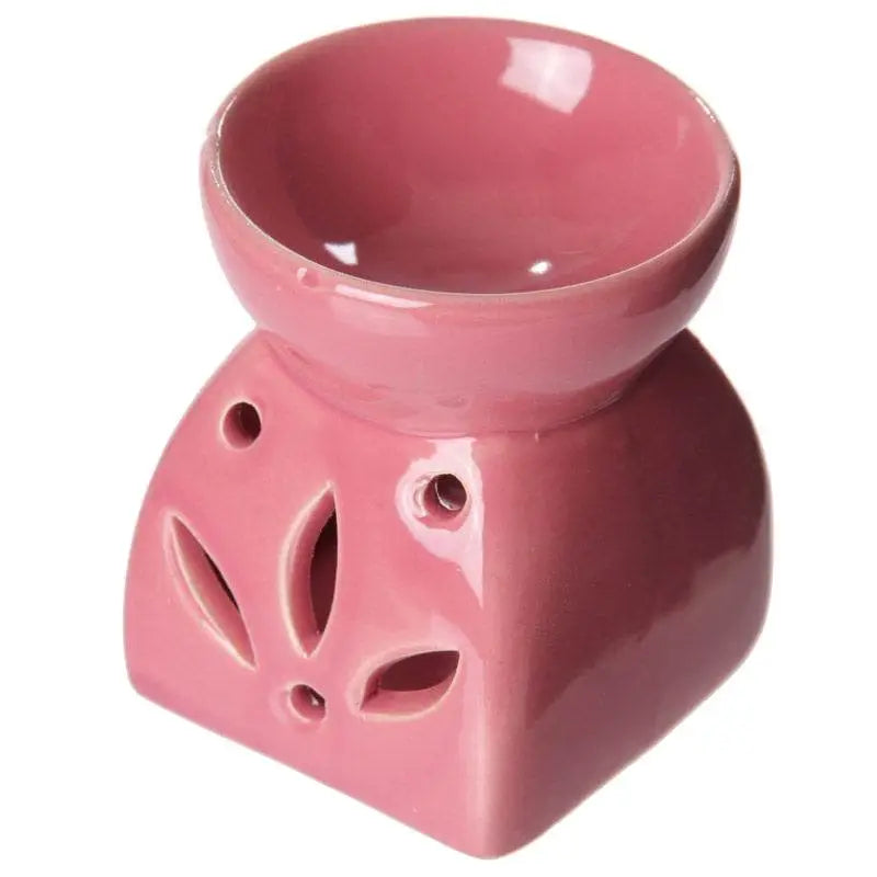 Eden Bright Single Colour Leaf Cutout Oil Burner - Oil Burners & Wax Melt Burners