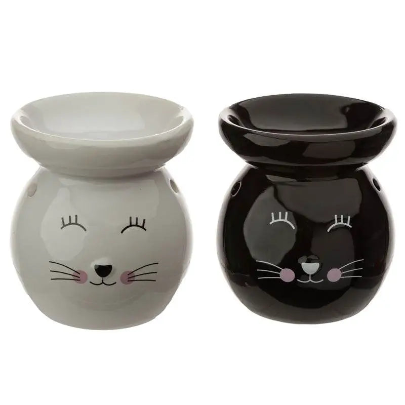 Eden Ceramic Cat Face Oil Burner - Oil Burners & Wax Melt Burners